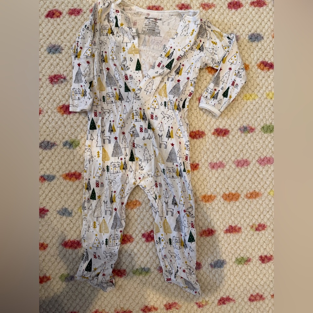 Magnetic Me Festive Christmas Holiday Baby Onesie